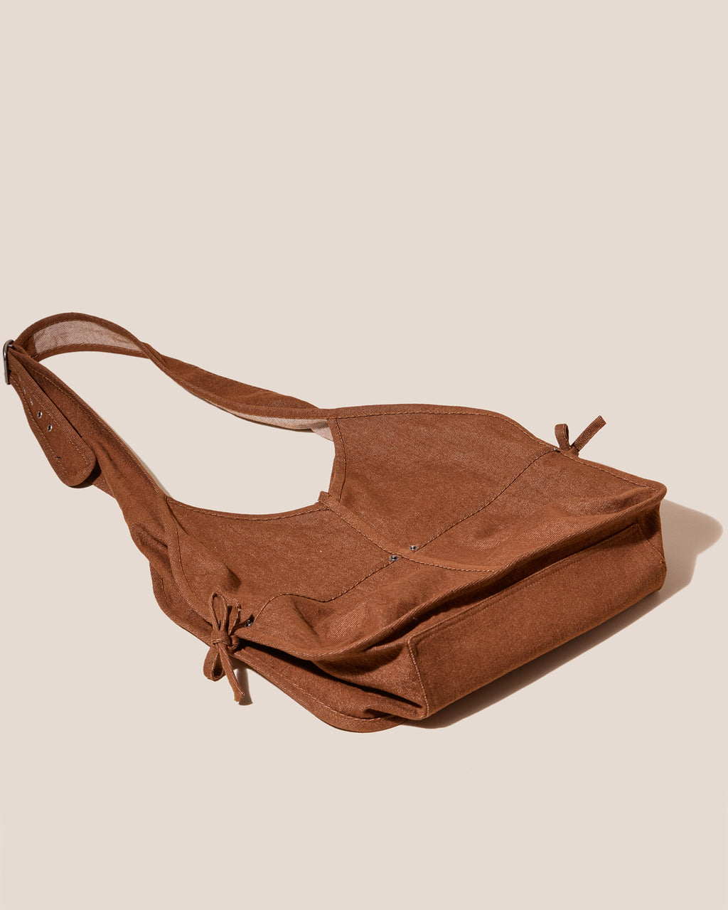 LLIGAM - Hobo-Shaped Cotton Crossbody Bag