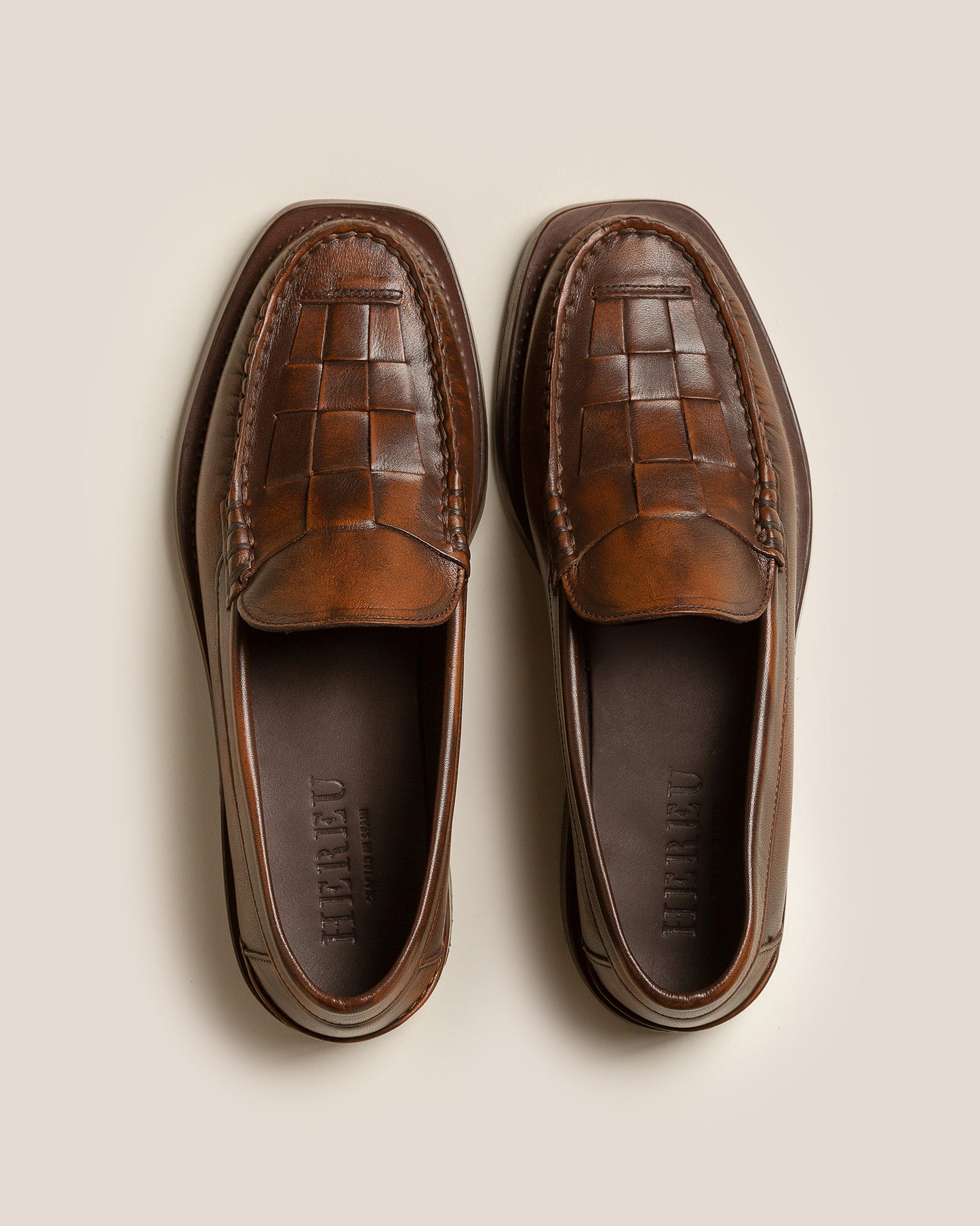 NOMBELA DUOTONE - Interwoven Detail Slip-on Loafer