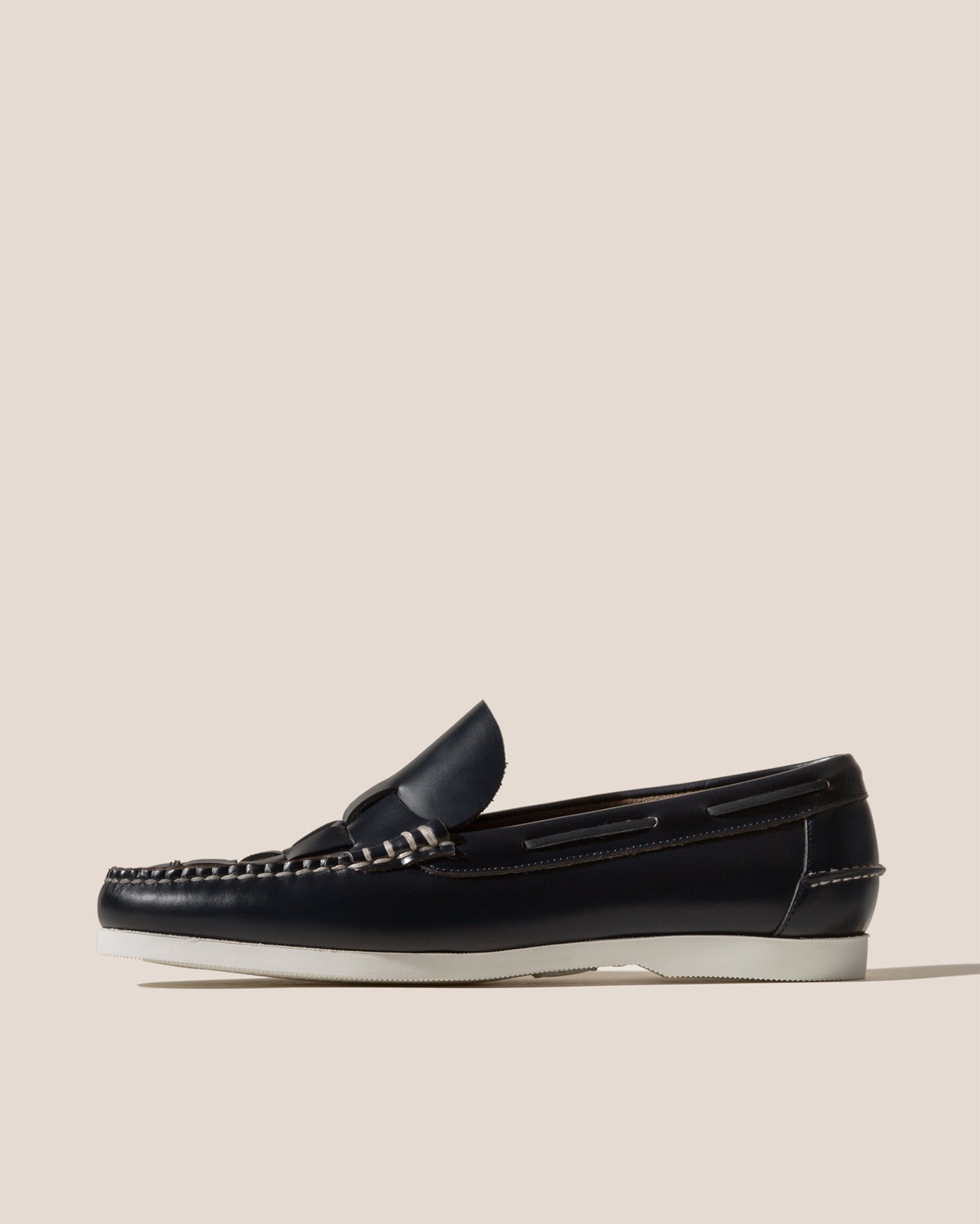 NOMBELA NAUTIC - Men's Interwoven Detail Slip-On Loafer