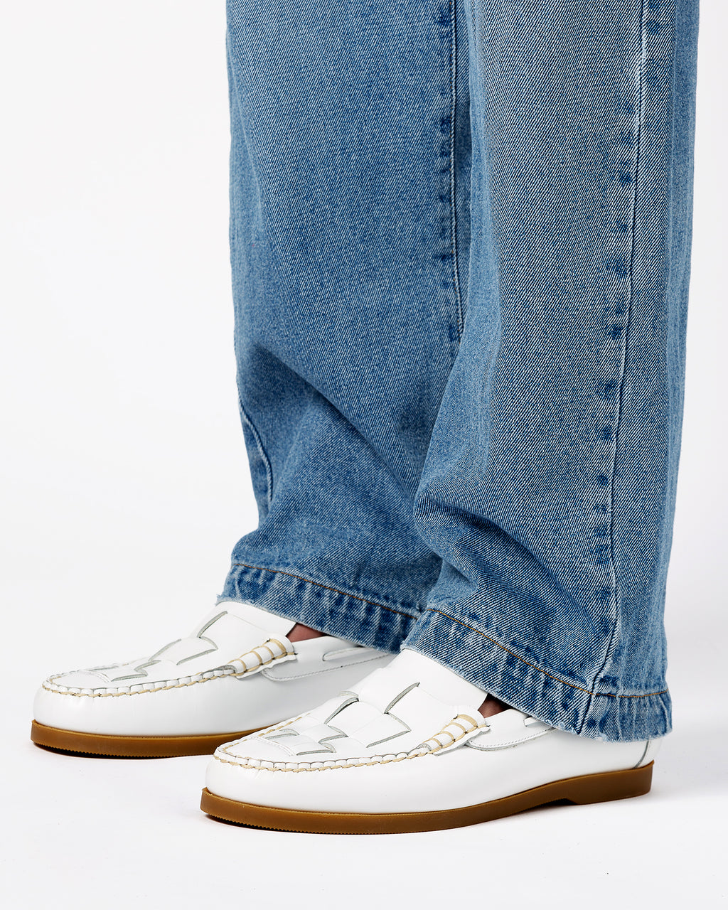 NOMBELA NAUTIC - Men's Interwoven Detail Slip-On Loafer