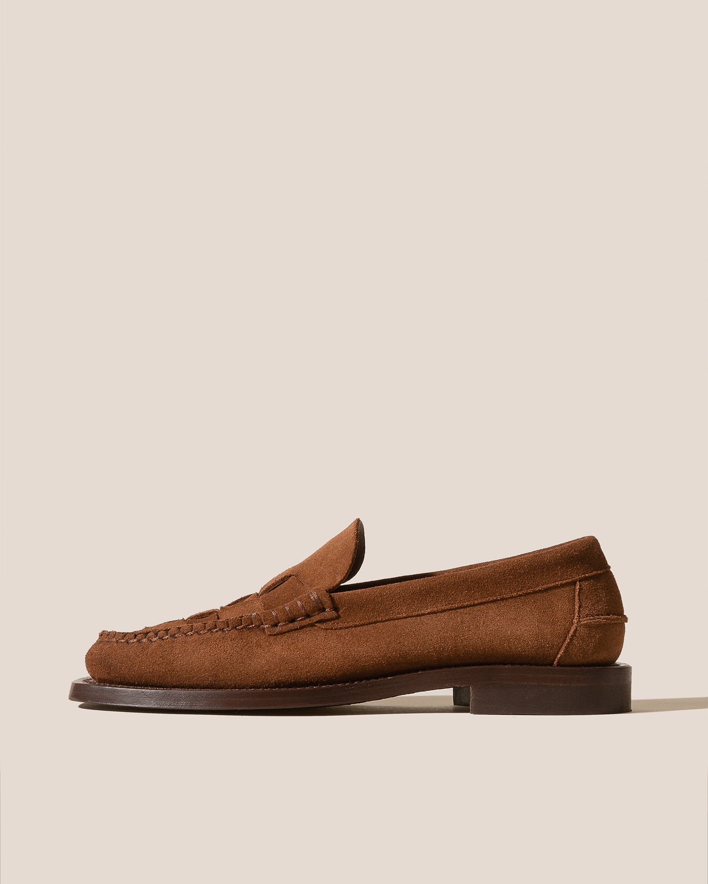 NOMBELA SUEDE - Interwoven Detail Slip-on Loafer