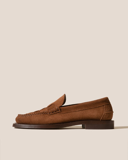 NOMBELA SUEDE - FOR ALL- Interwoven Detail Slip-on Loafer