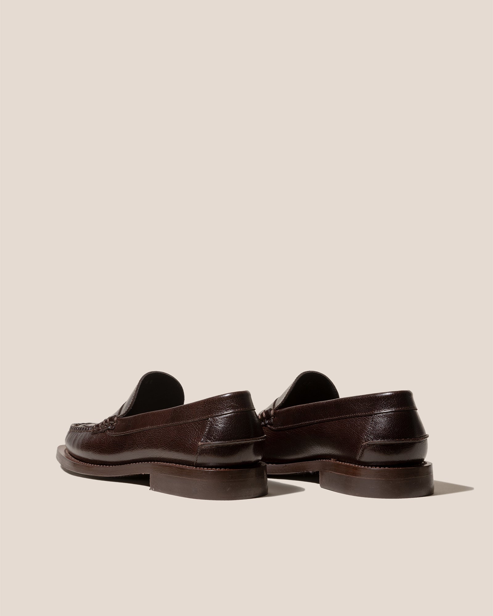 NOMBELA WAXED - Men's Interwoven Detail Slip-On Loafer