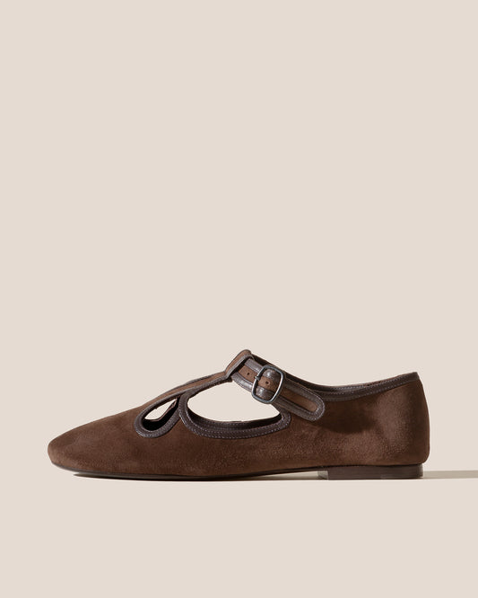 ONDARA SUEDE - Flat Cut-out Shoe