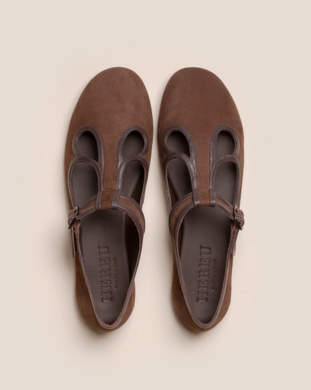 ONDARA SUEDE - Flat Cut-out Shoe