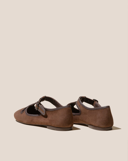 ONDARA SUEDE - Flat Cut-out Shoe