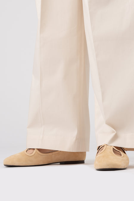 ONDARA SUEDE - Flat Cut-out Shoe