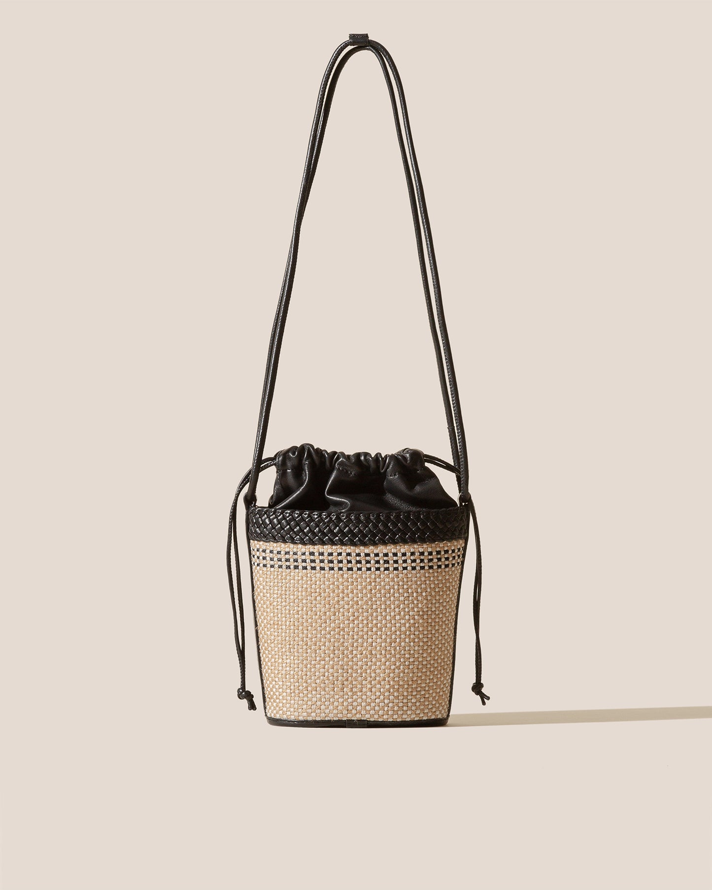 PALAU YUTE - Hand-Braided Mini Bucket Crossbody Bag