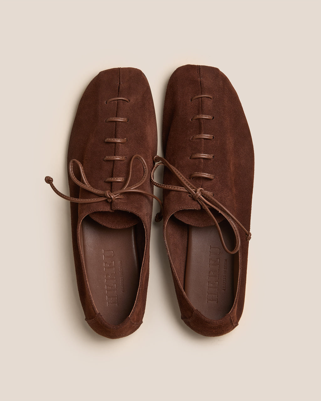 PLEGADA SUEDE - Deconstructed Lace-up Shoe