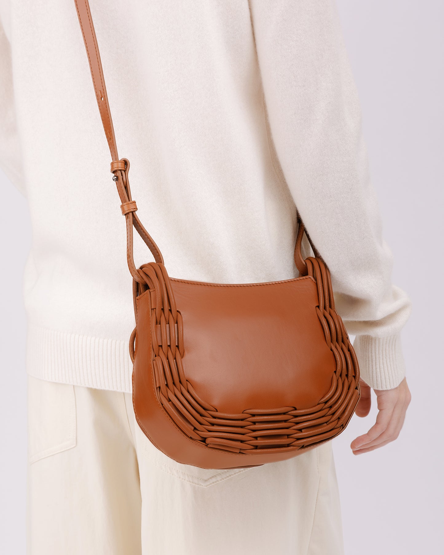 PINAR - Braided Detail Crossbody Bag