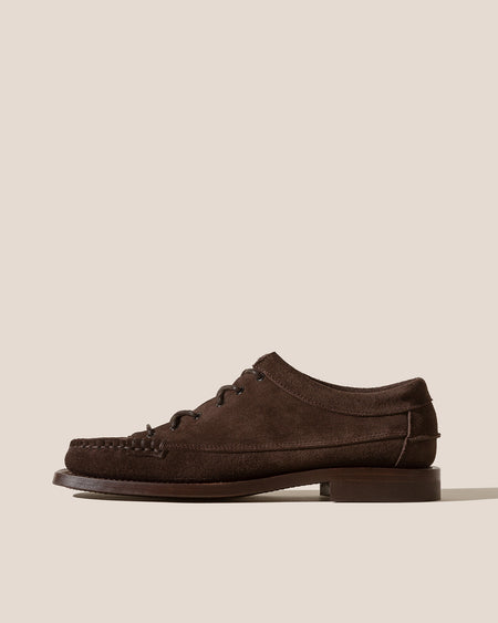 PRIEGO SQUARED SUEDE - Men's Lace up Moccasin