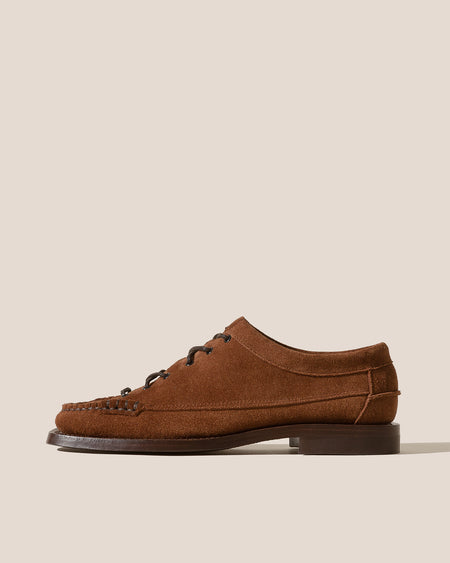 PRIEGO SQUARED SUEDE - Men's Lace up Moccasin