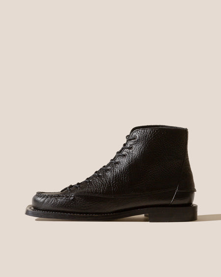 PRIEGO SQUARED BOOT GRAINY - Lace up Loafer