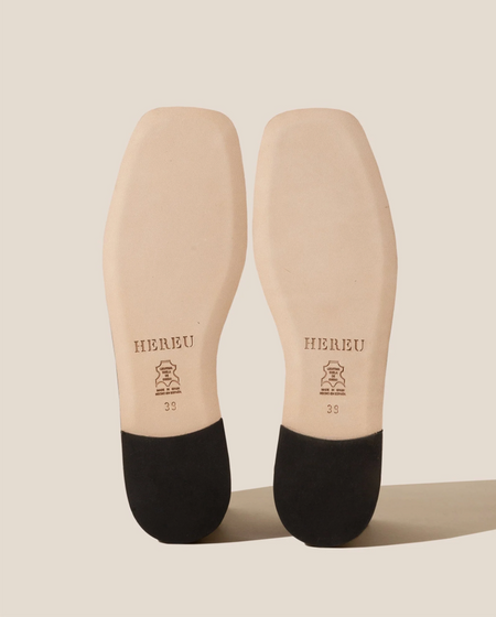 PUNTERA QUILTED SHEARLING - Flat Pump