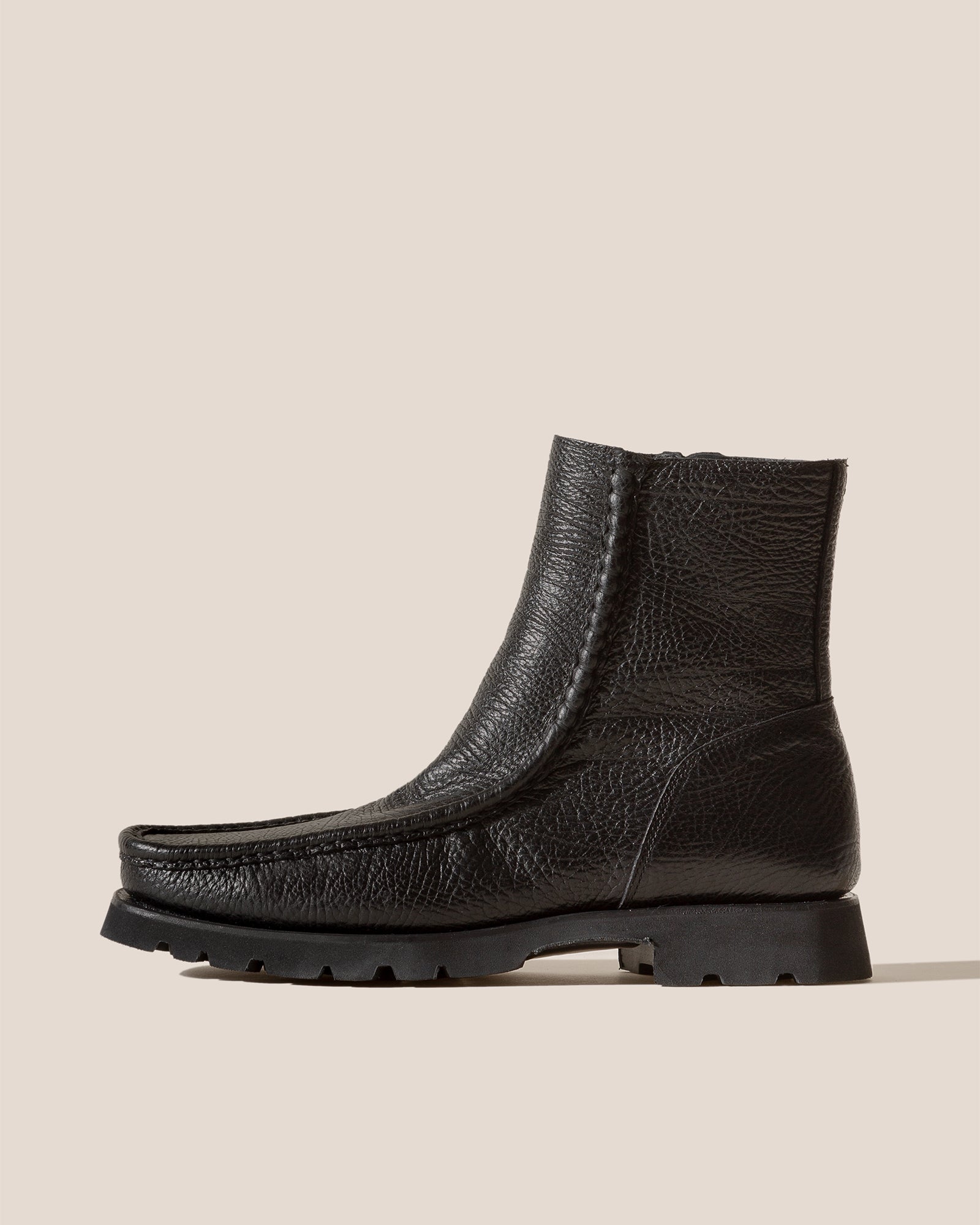 RIERA SPORT GRAINY - Men's Moc Toe Low-calf Boot