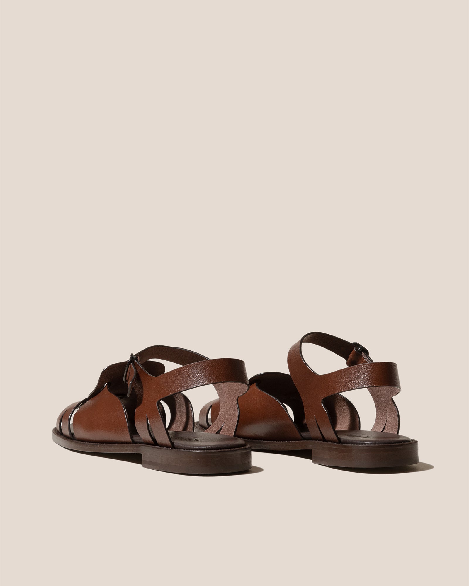 ROCA GRAINY VEG TAN - Men's Square-toe Fisherman Sandal