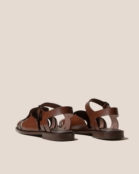 ROCA GRAINY VEG TAN - Men's Square-toe Fisherman Sandal