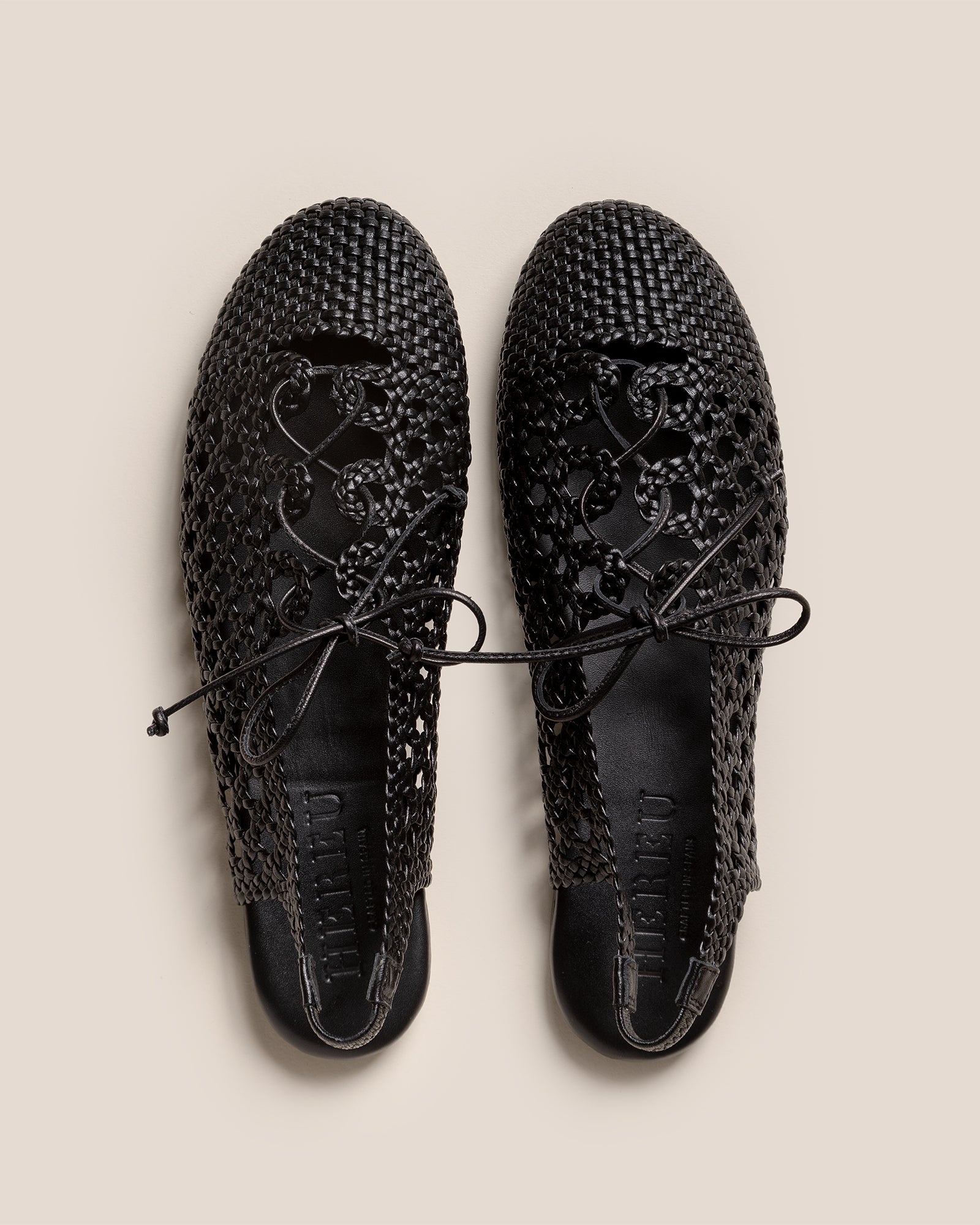 SARDANA - Lace-up Woven Slingback Sandal