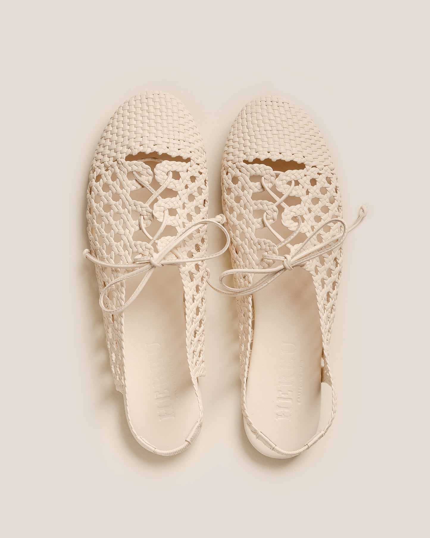 SARDANA - Lace-up Woven Slingback Pump