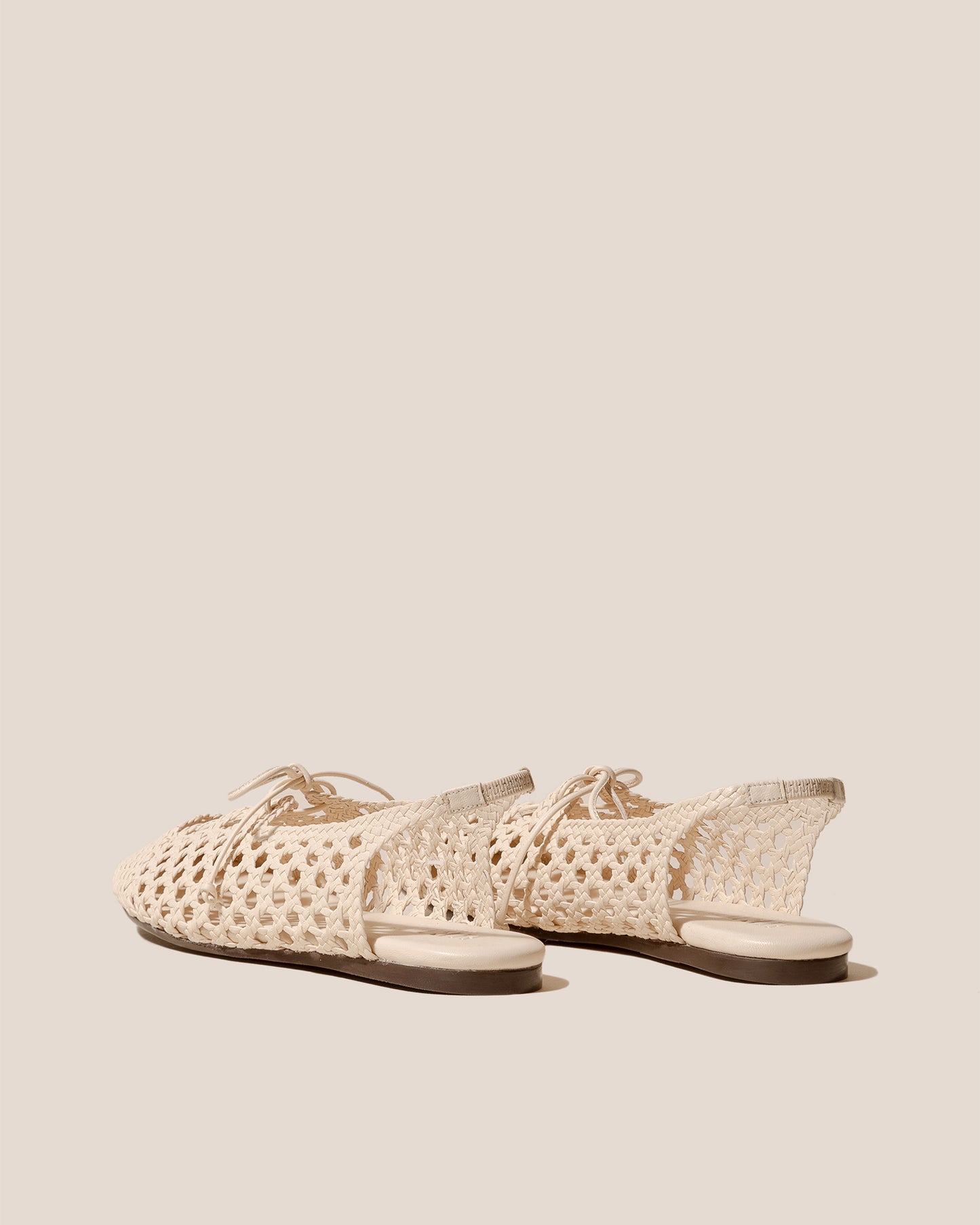 SARDANA - Lace-up Woven Slingback Pump