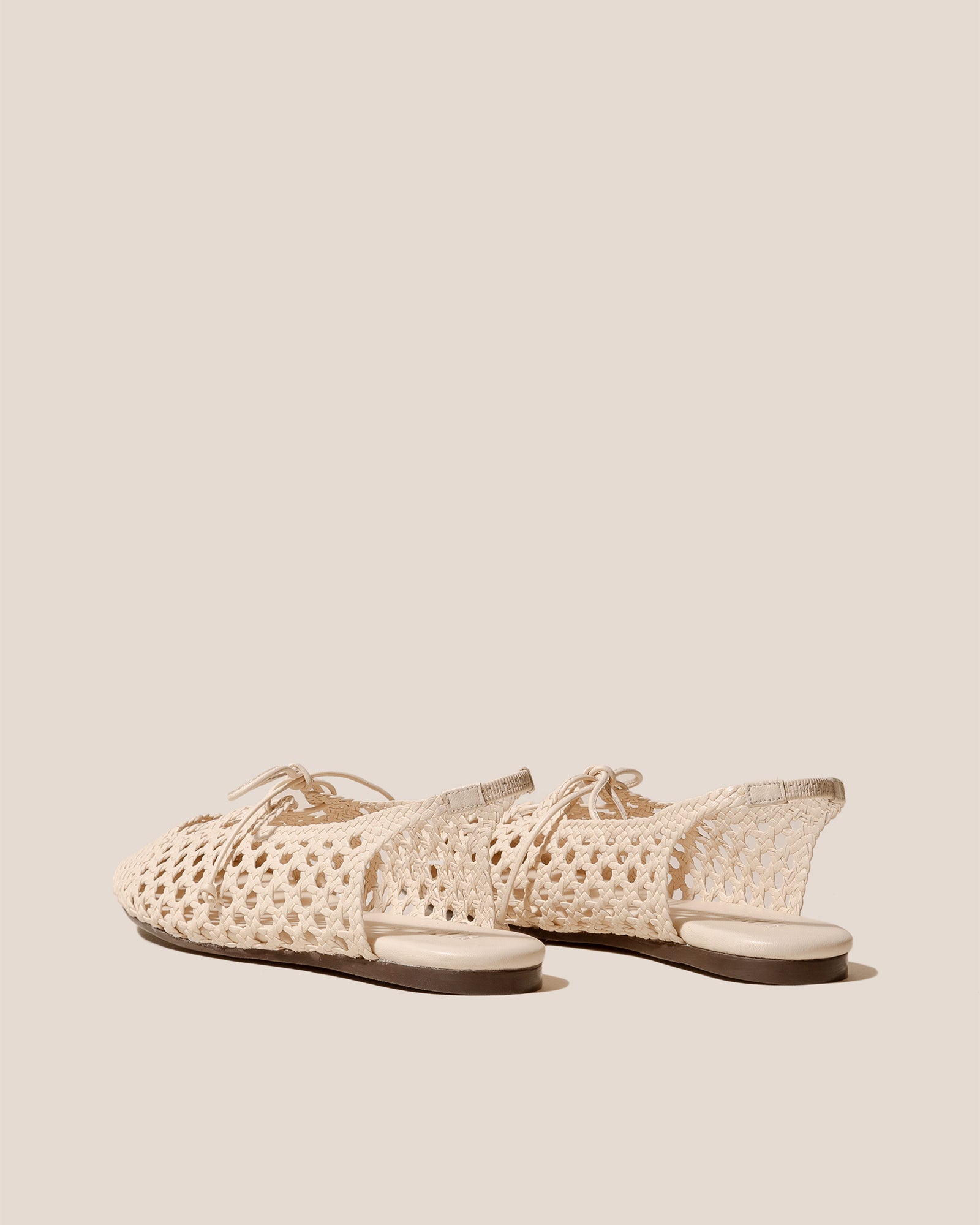 SARDANA - Lace-up Woven Slingback Sandal