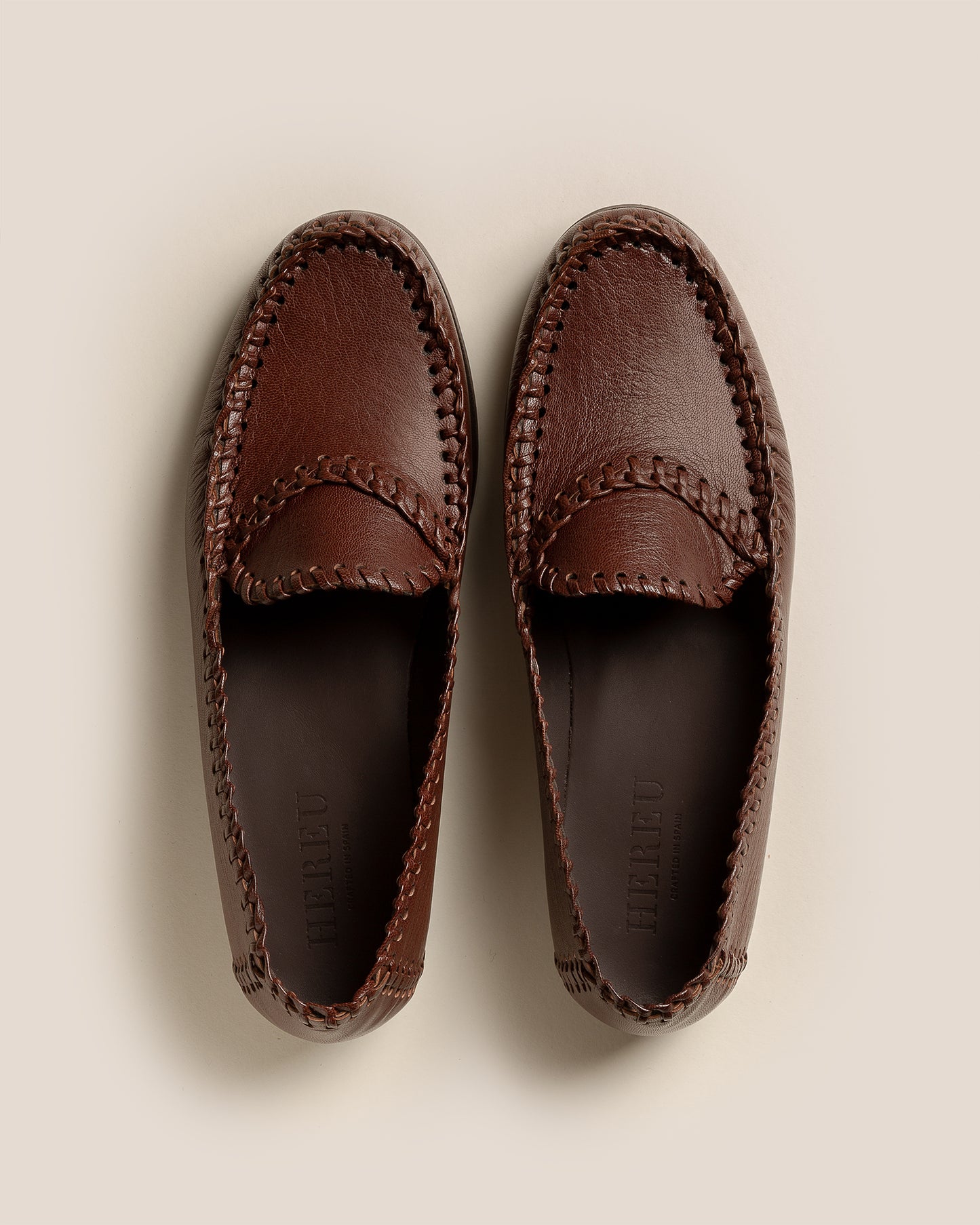 SASTRE SUPPLE SHINY - Braided Seam Pull-on Loafer