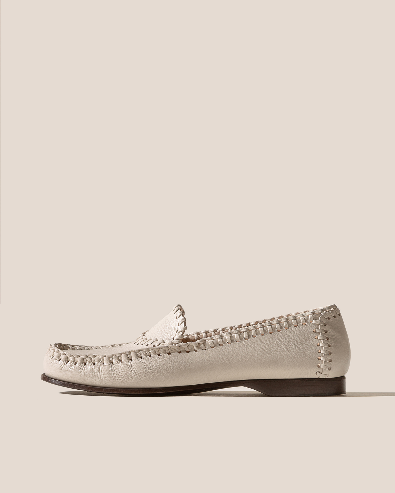 SASTRE SUPPLE SHINY - Men's Braided Seams Slip-On Loafer