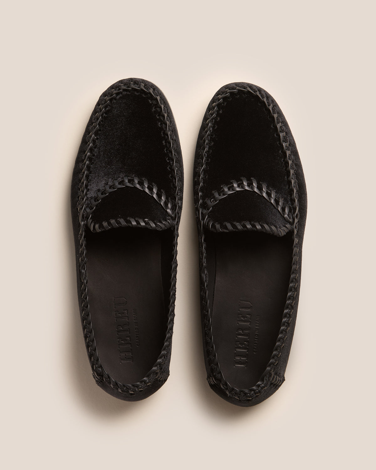 SASTRE VELVET - Braided Seam Slip-On Loafer