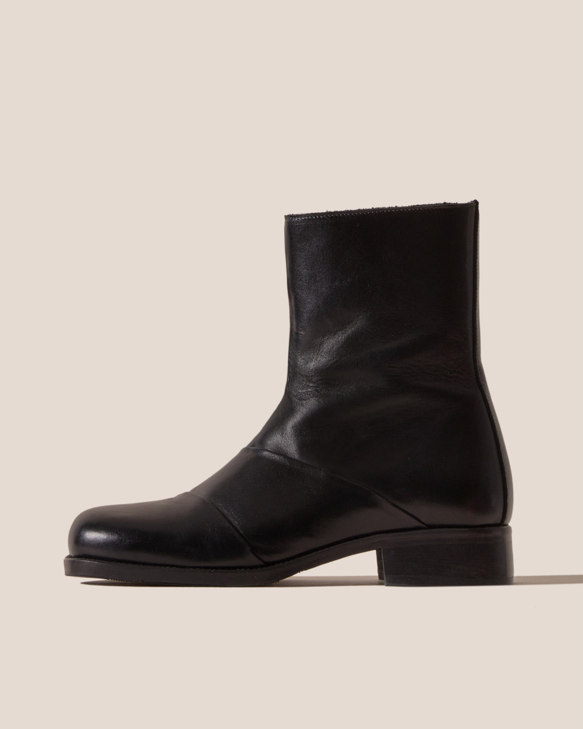SENDRE - Men’s Square-Toe Low-Calf Zipped Boot