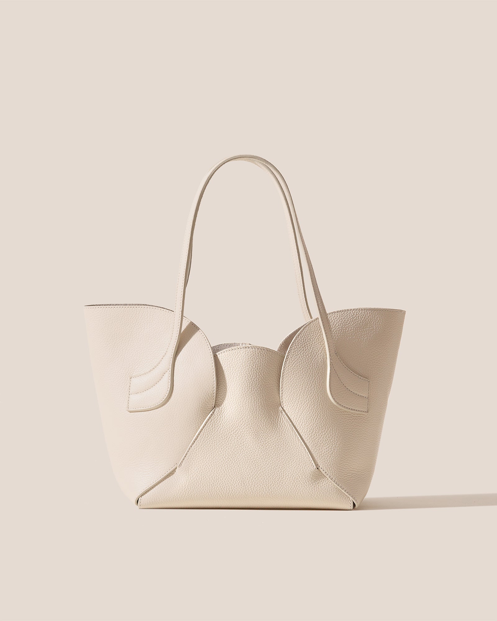 SEPAL S GRAINY - Tulip Shape Zipped Tote Bag – Hereu Studio