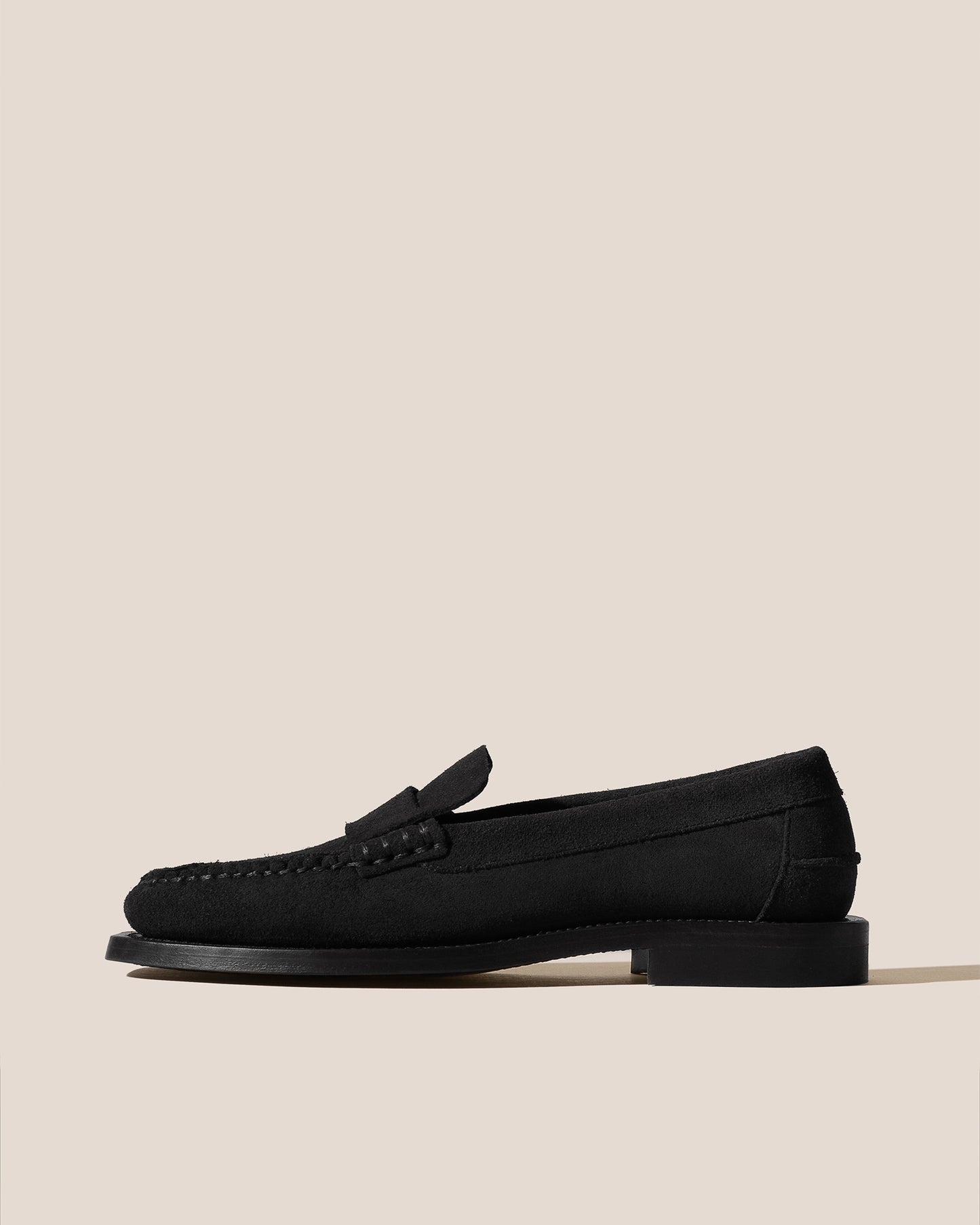 SINEU SUEDE - Interlaced-detail Slip-on Loafer