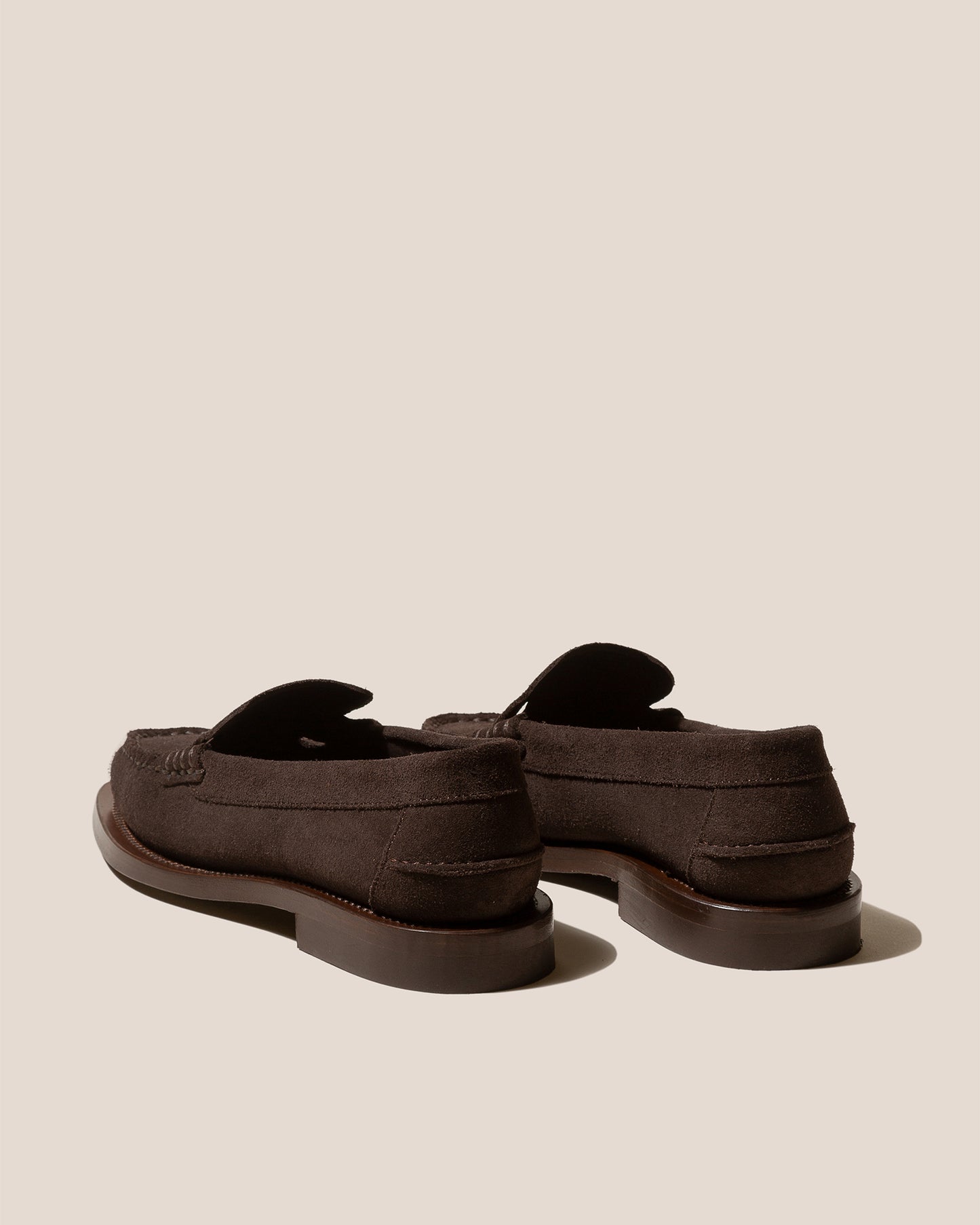 SINEU SUEDE - Interlaced-detail Slip-on Loafer