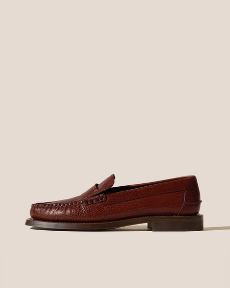 SINEU GRAINY - Men's Interlaced-detail Slip-on Loafer