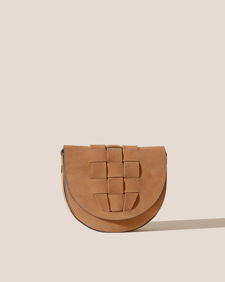 SINIA SUEDE - Satchel Interwoven Front Detail Bag