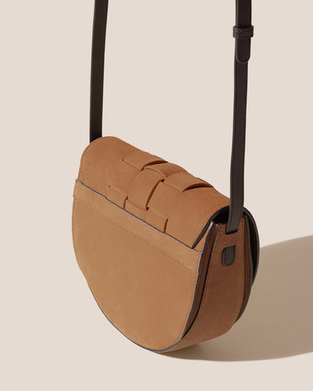 SINIA SUEDE - Satchel Interwoven Front Detail Bag