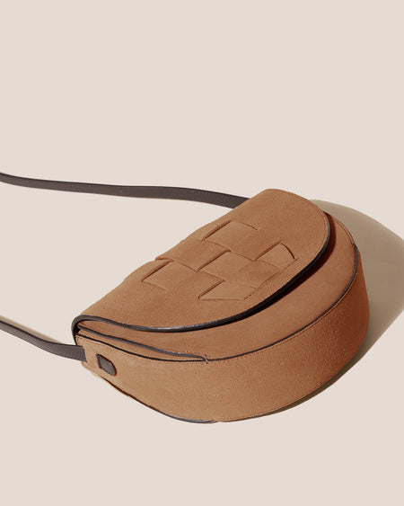 SINIA SUEDE - Satchel Interwoven Front Detail Bag