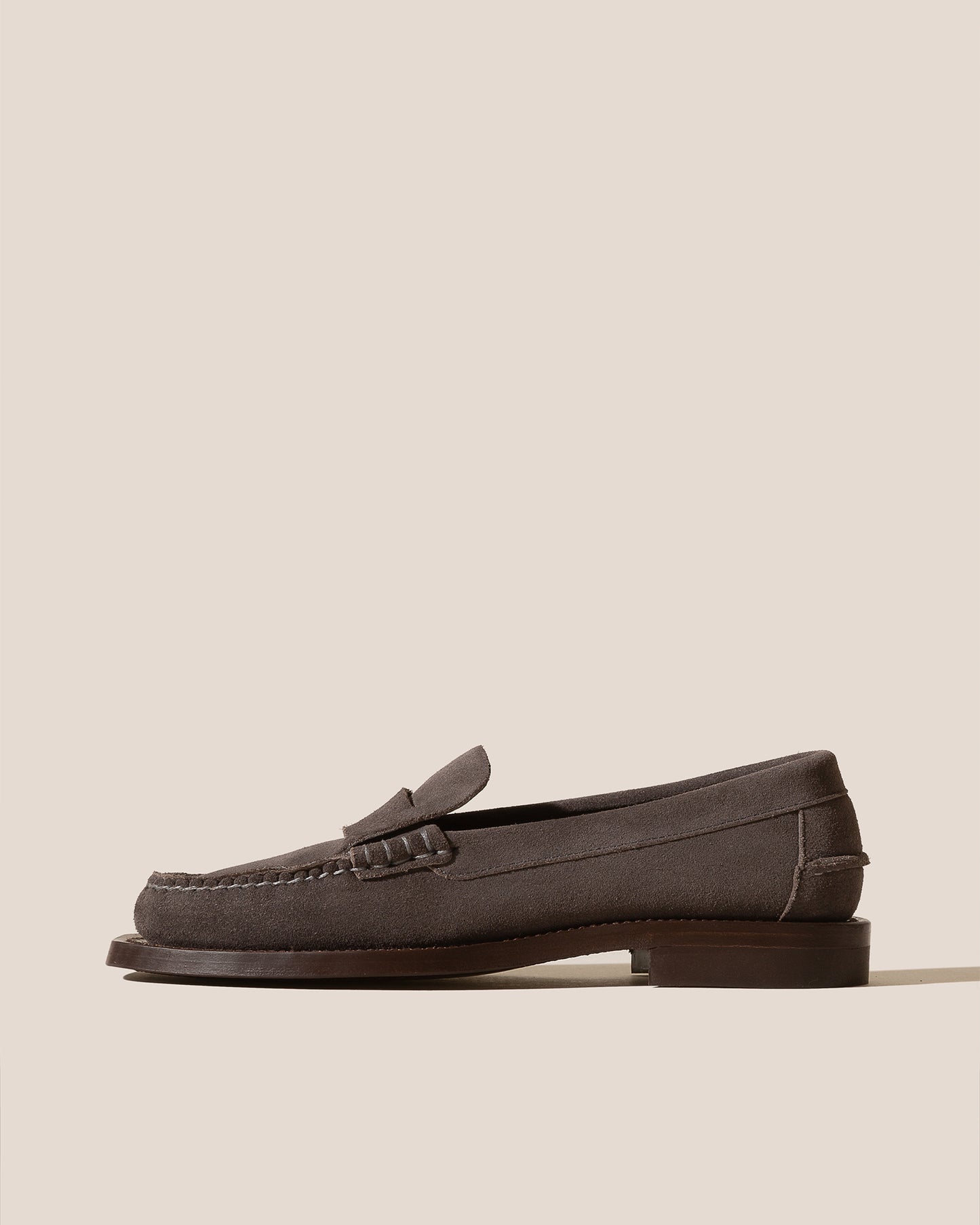 SINEU SUEDE - Men's Interlaced-detail Slip-on Loafer