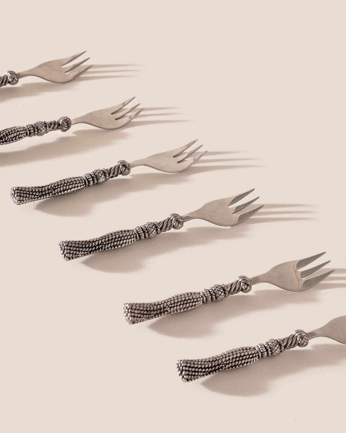DESSERT FORKS - Metal Cutlery Set
