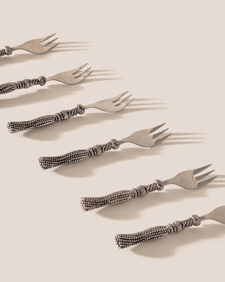 DESSERT FORKS - Metal Cutlery Set