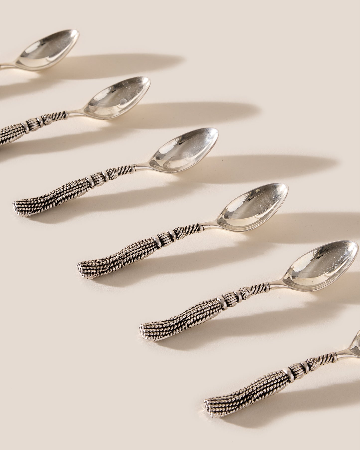 DESSERT SPOONS - Metal Cutlery Set