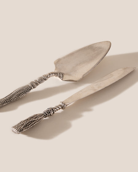 SERVING CAKE SET - Metal Cutlery Set