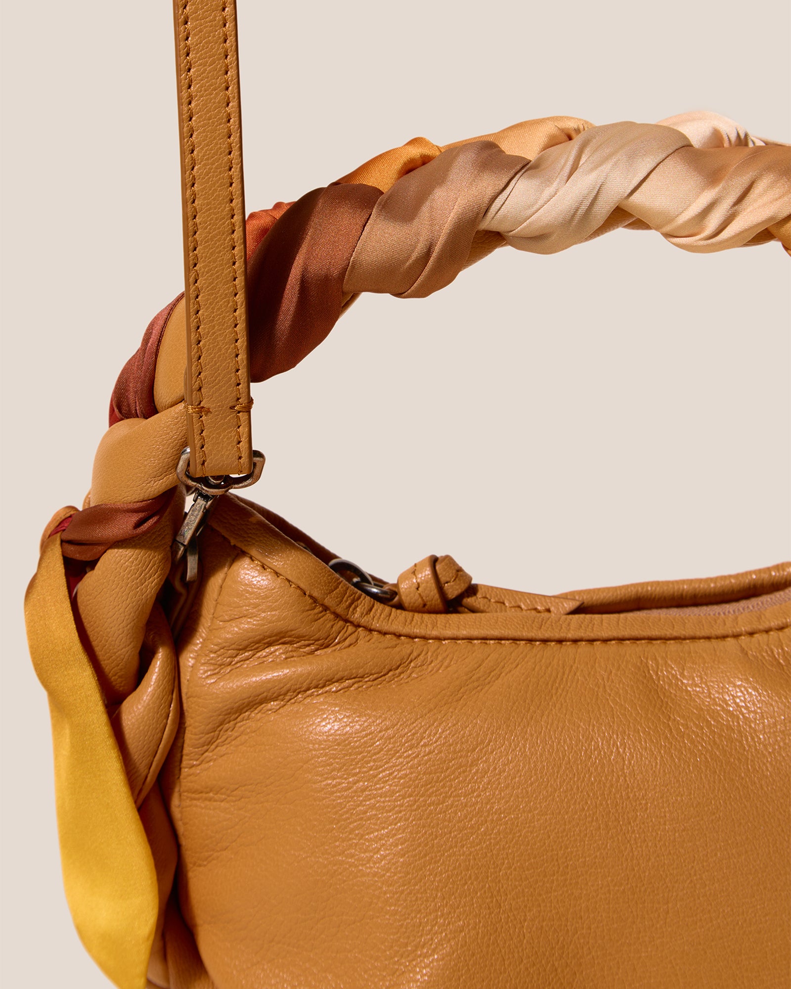 ESPIGA MINI FOULARD - Braided Detail Crossbody Bag