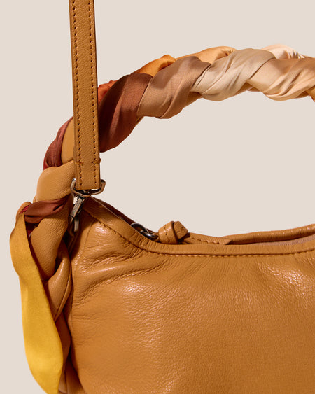 ESPIGA MINI FOULARD - Braided Detail Crossbody Bag