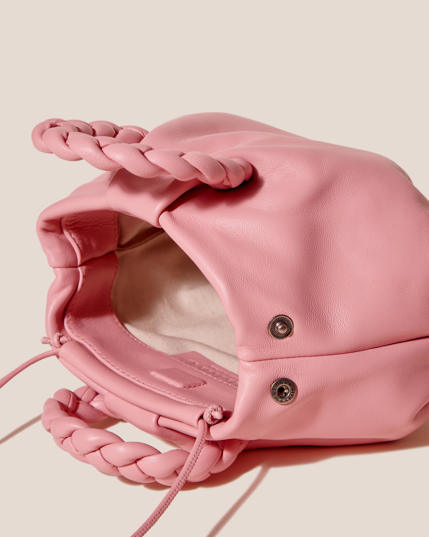 BOMBON - Plaited-handle Leather Handbag