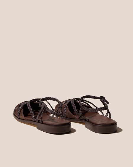RANYA - Woven Round-Toe Sandal