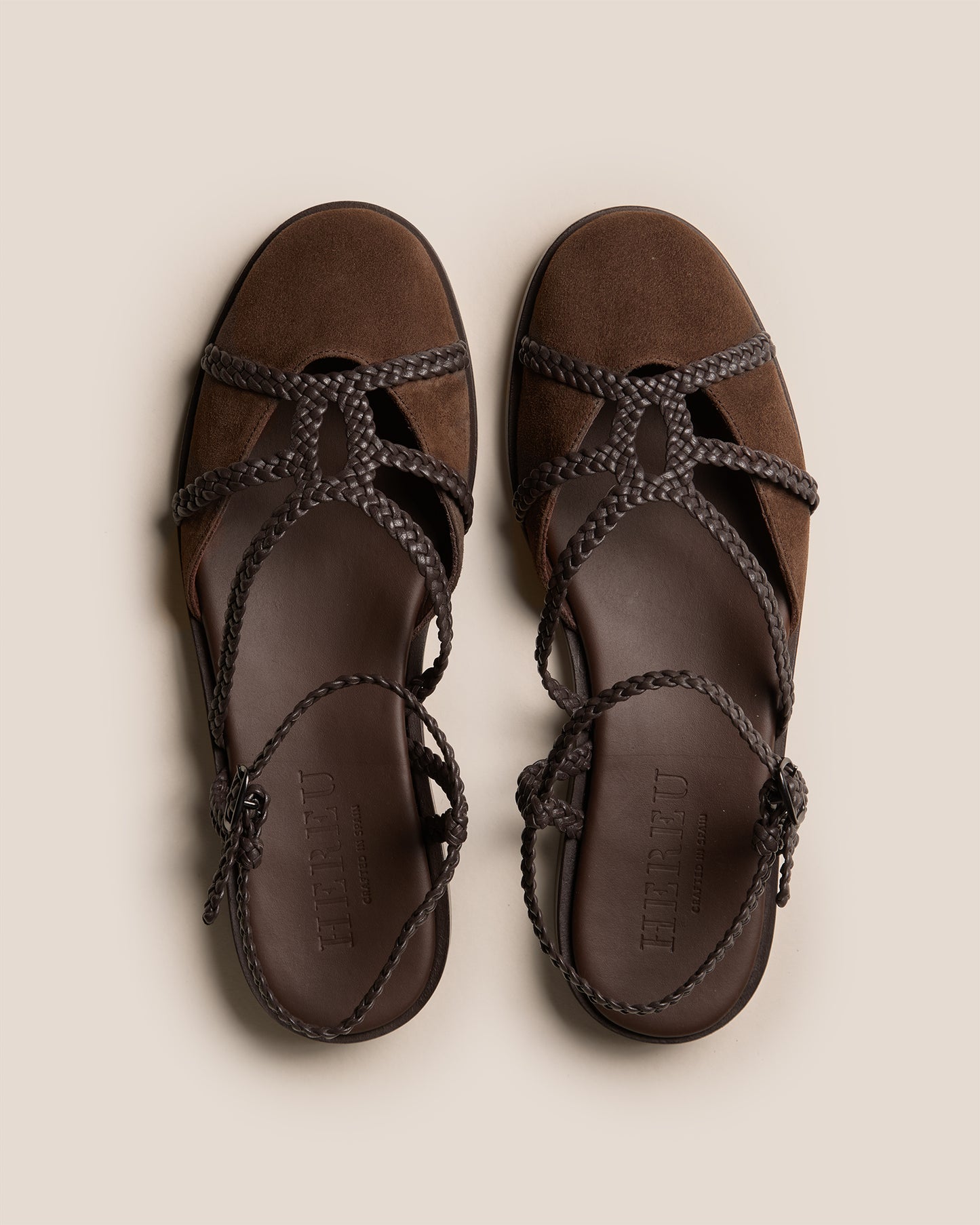 RANYA - Woven Round-Toe Sandal