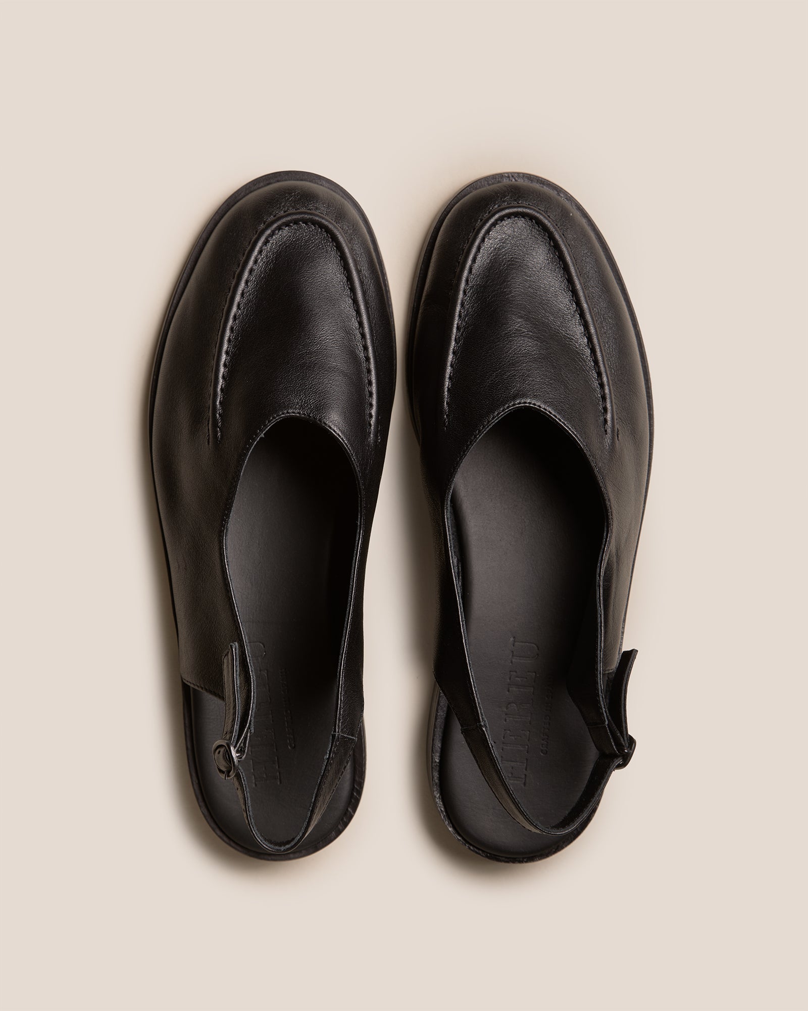 JULIOL SLINGBACK - High-Cut Deconstructed Slingback Loafer – Hereu