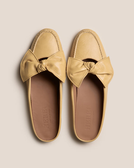 CORBATI MULE - Slip-on Mule With Bow Detail