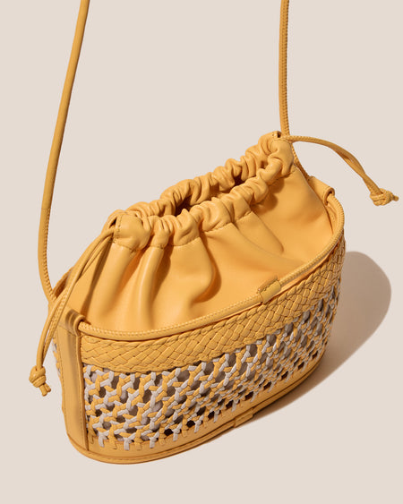 GAIA - Woven Bucket Crossbody Bag