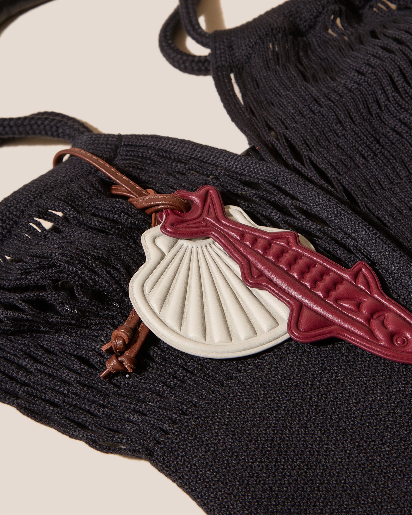 CALELLA FILT S CHARM - Knitted Cotton Net Bag